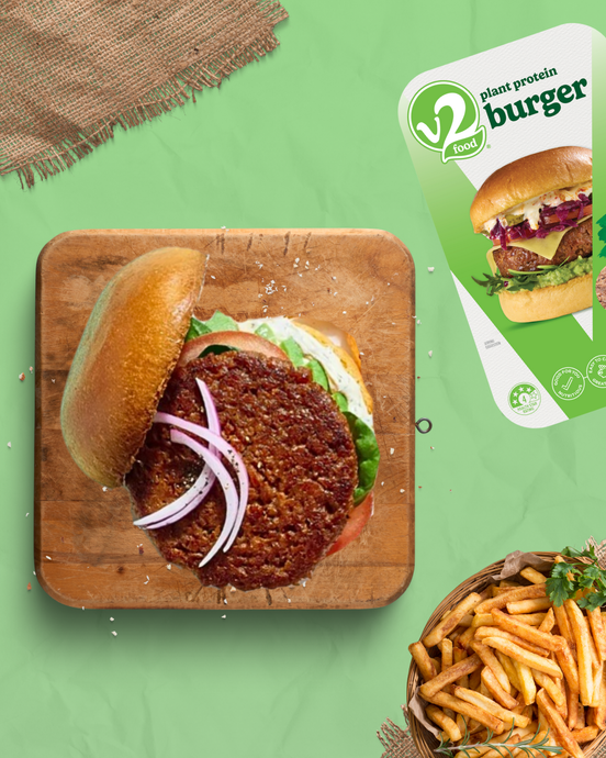 When Innovation Meets the Grill: The v2Food Plant Protein Burger