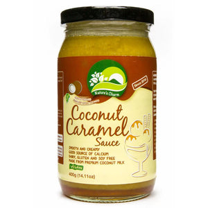 Natures Charm - Vegan Coconut Caramel Sauce RETAIL CARTON 9.6kg - 24 x 400g