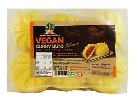 Vincent - Vegan Curry Buns RETAIL CARTON 13.44kg - 28 x 480 (6 pcs)