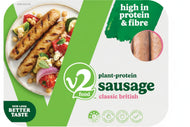 V2 - Vegan British Sausage CARTON 16kg - 4 x 4kg (100g x 160 sausages)