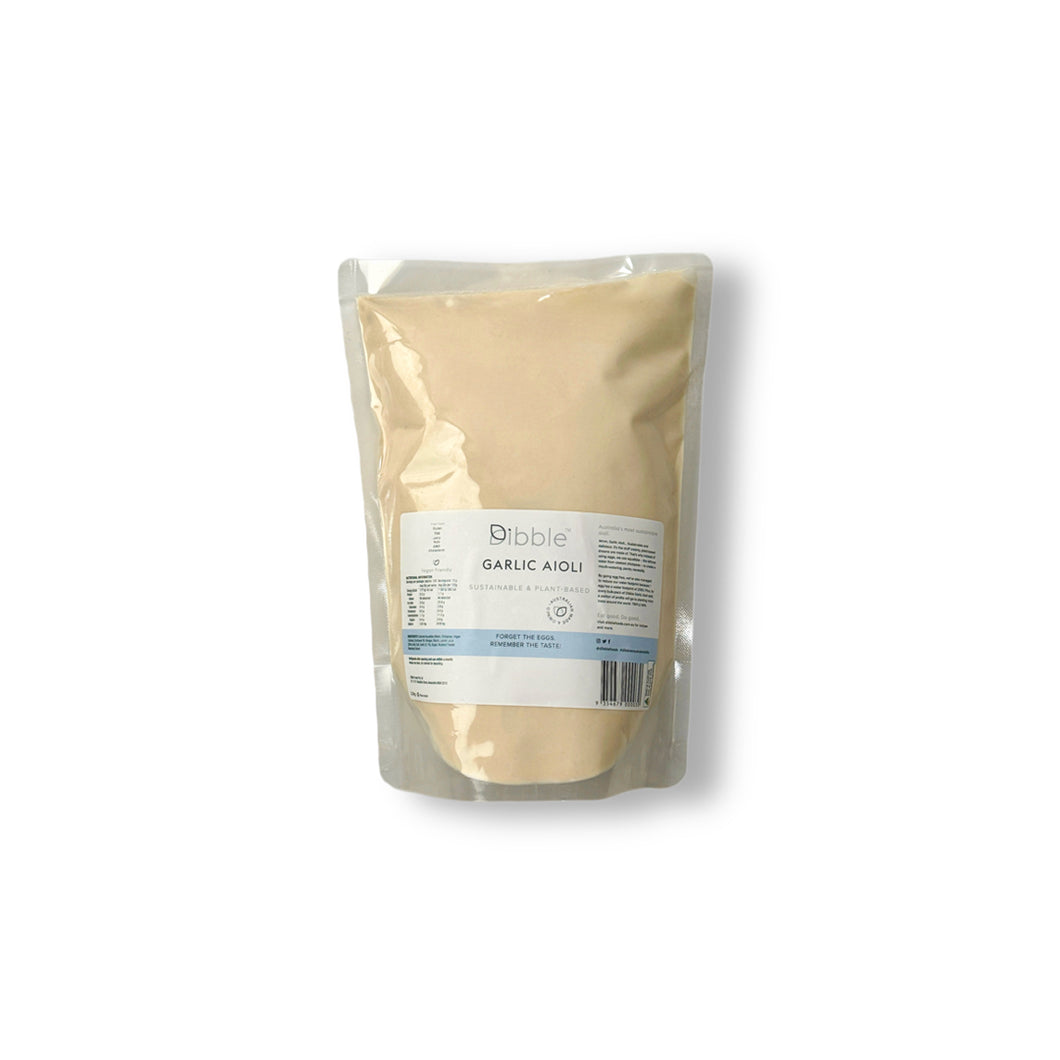 Dibble - Vegan Garlic Aioli CARTON 15kg - 10 x 1.5kg Pouch