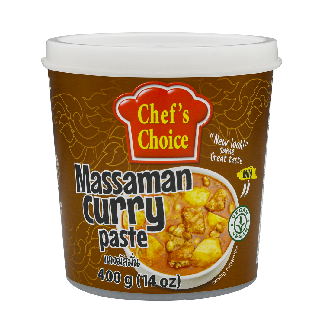Chefs Choice - Vegan Massaman Curry Paste CARTON 9.6kg - 24 x  400g