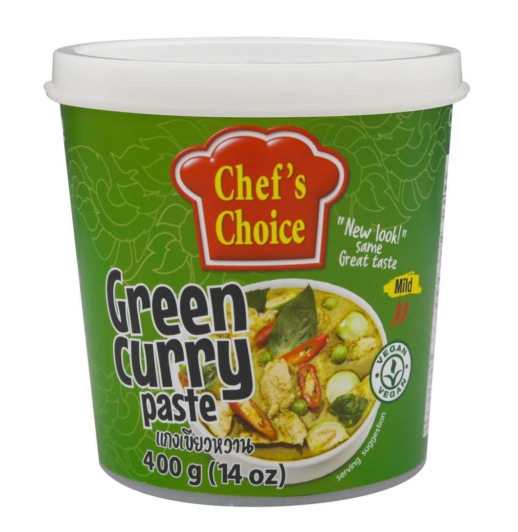 Chefs Choice - Vegan Green Curry Paste CARTON 9.6kg - 24 x 400g