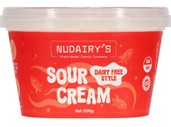 NuDairy - Vegan Sour Cream RETAIL CARTON 2.4kg - 12 x 200g