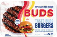 Love BUDS - Plant Based Beef Burgers CARTON 4.32kg - 48pcs x 90g