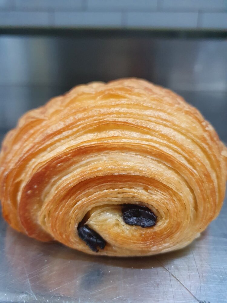 Oh My Days vegan chocolate croissant for wholesale café display