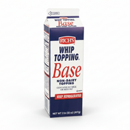 RICH'S - Vegan Whip Cream Topping Base Carton 10.8kg - 12 x 907g