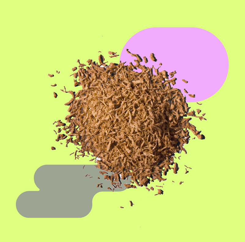 Harvest B beef-style product pack for rehydratable plant based meat