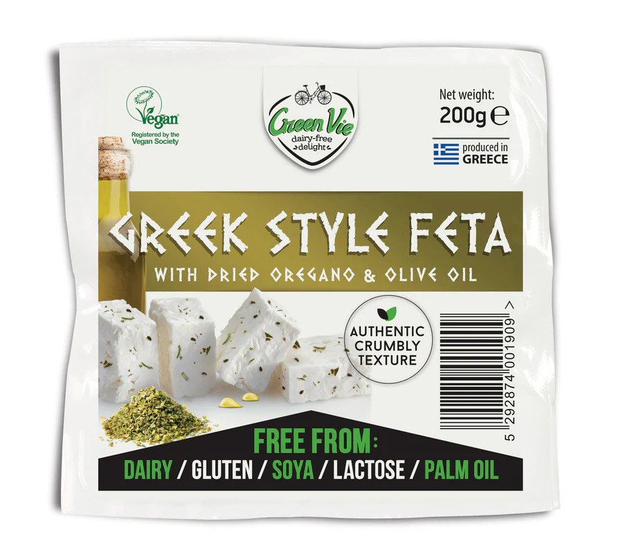 Green Vie - Vegan  Olive Oil and Oregano Feta RETAIL - 200g