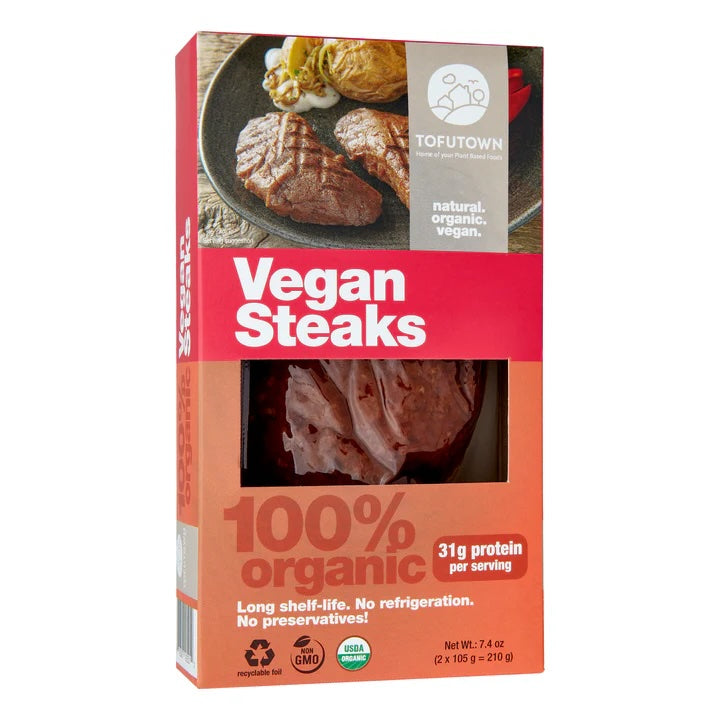 Tofutown - Vegan Organic Steak RETAIL - 210g