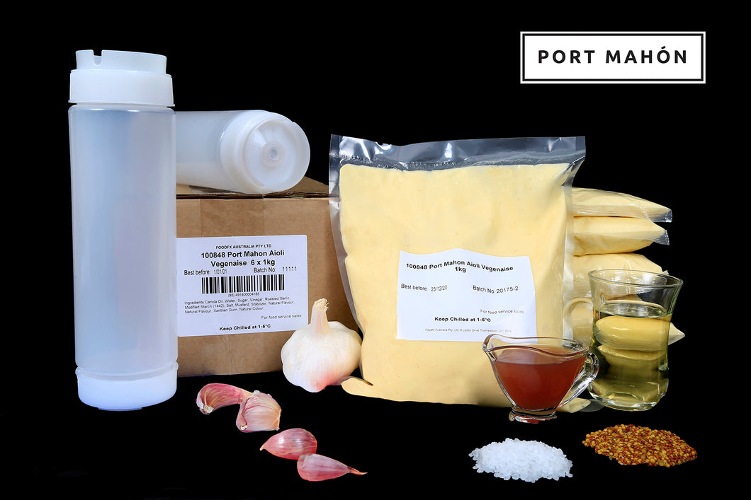Food FX - Port Mahon Vegan Aioli - 6 bags x 1kg