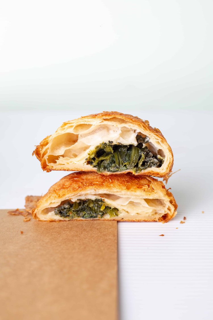 Oh My Days Vegan Spinach and Feta Croissant
