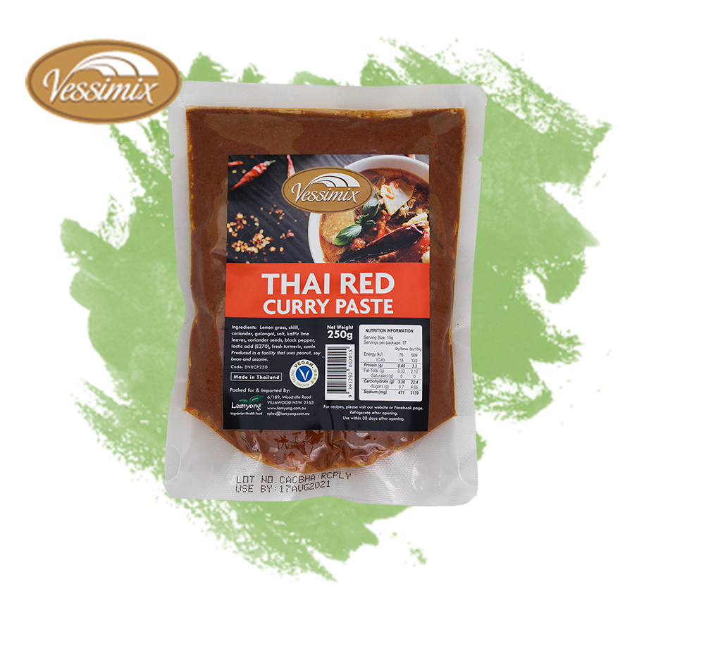 Vessimix - Vegan Thai Red Curry Paste - 250g