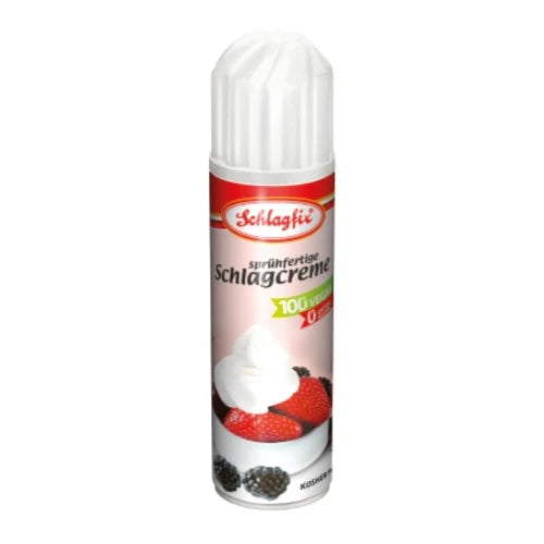 Schlagfix - Vegan Whipped Cream Spray Can RETAIL CARTON 2.4kg  - 12 x 200ml