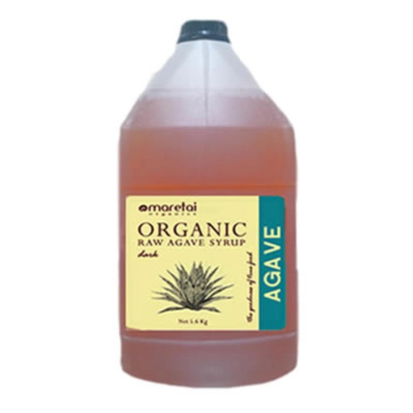 Maretai - Vegan Organic Agave Syrup (Light) RETAIL CARTON 22.4kg - 4 x 5.6kg Bottle