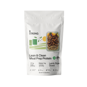 B Strong (Harvest B)  - Lamb Style Diced Meal Prep Protein - 1kg (350g dry)
