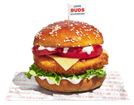 Love BUDS - Vegan Southern Chicken Burgers Carton 2.7kg - 24 × 113g