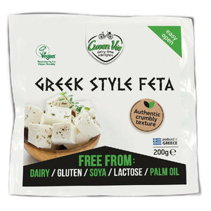 Green Vie - Crumbly Greek Vegan Feta - 200g Block