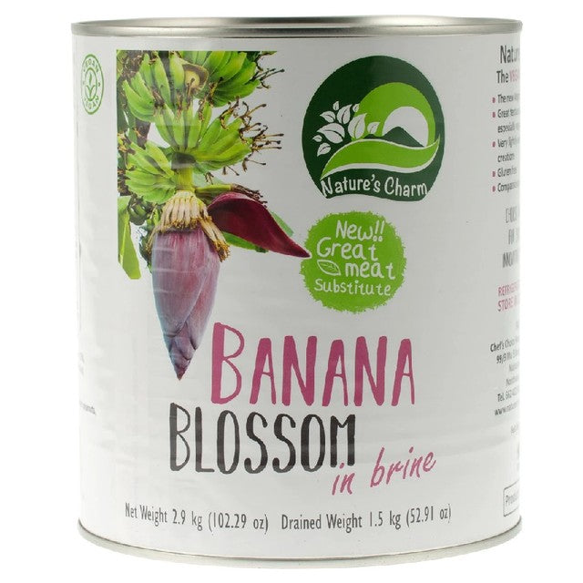 Natures Charm - Banana Blossom in Brine - 2.9kg (A10 Can)