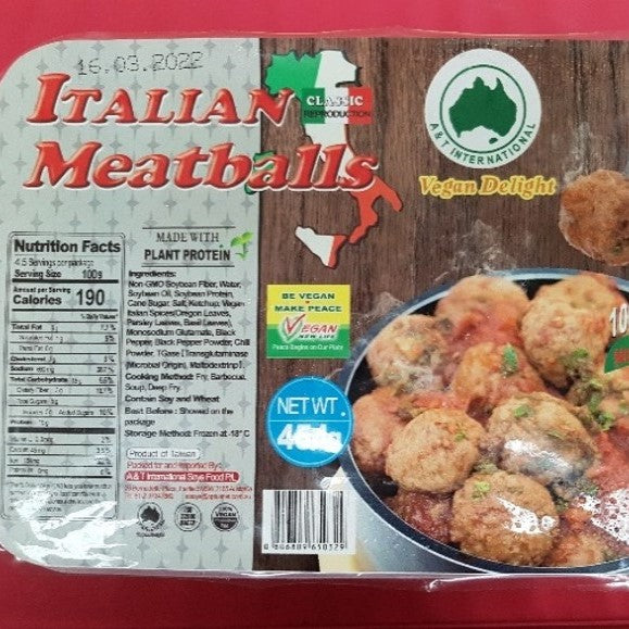 A&T - Vegan Italian Meatballs - 454g