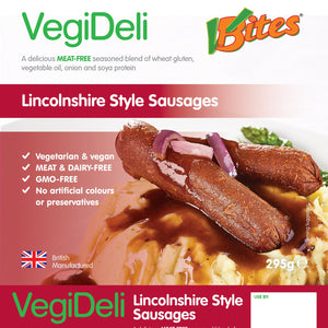 Vbites - Lincolnshire Sausages - 500g