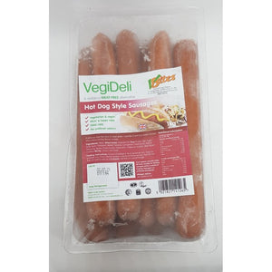 Vbites - Hot Dog Style Sausages - 1kg (12 Hot Dogs)