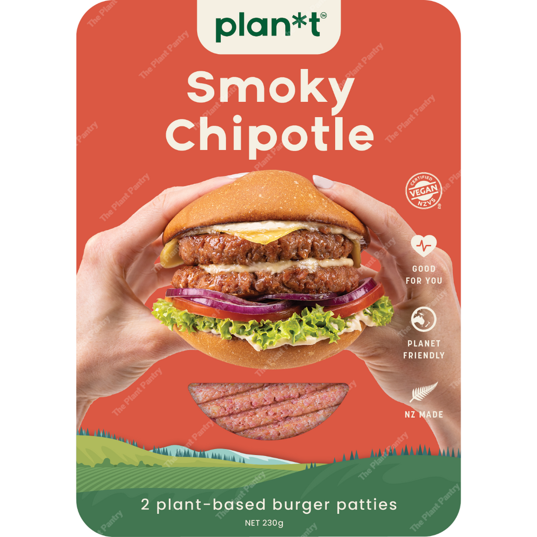 Sustainable Foods - Vegan Chipotle Burger Pattie - 36pcs x 115g