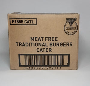 Fry's - Meat free Traditional burgers - 112g x 40 patties