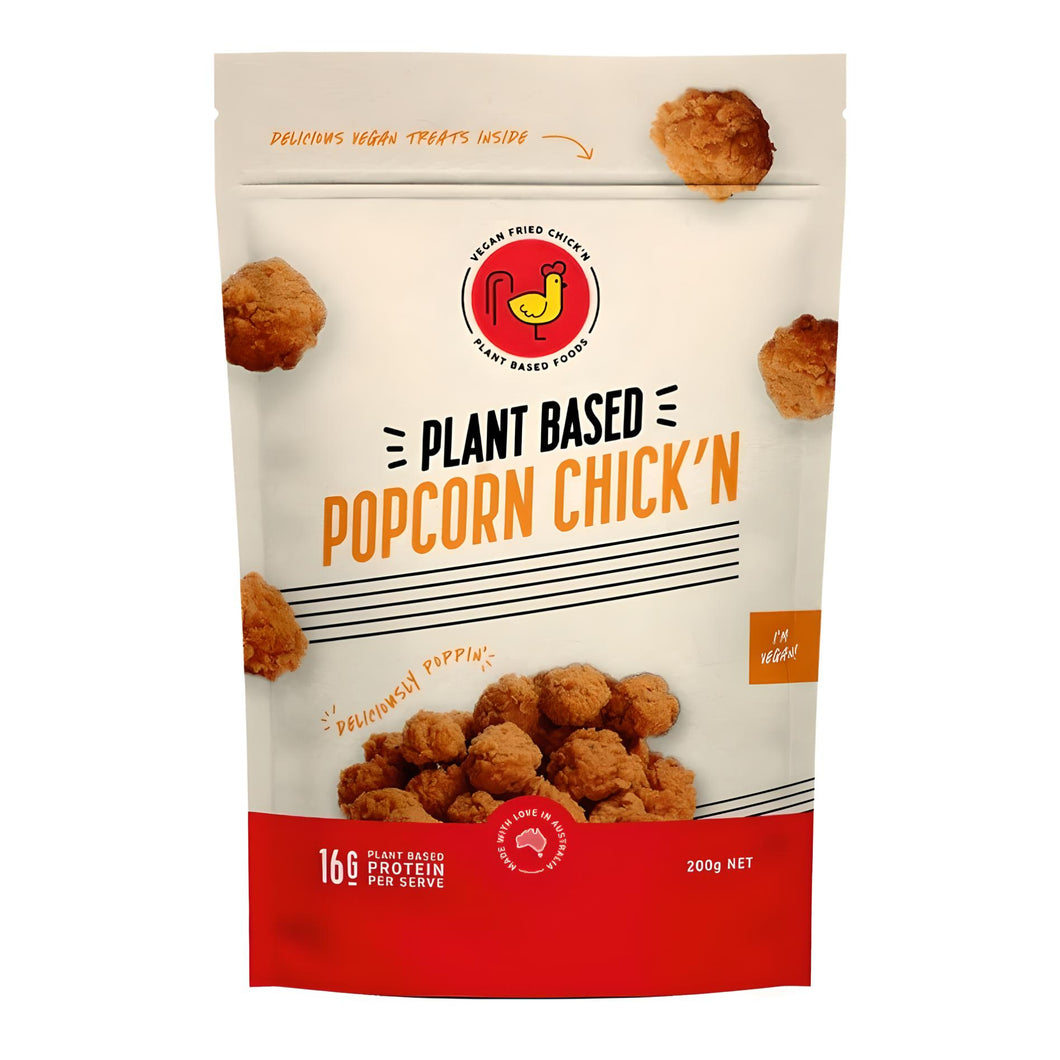 Vegan Fried Chick'n - Popcorn Chick'n RETAIL carton - 12 x 200g