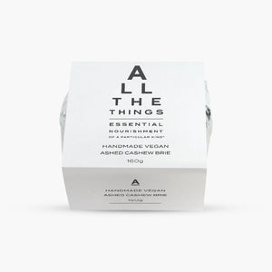 All The Things - Vegan Ashed Brie Cashew Cheese - 160g