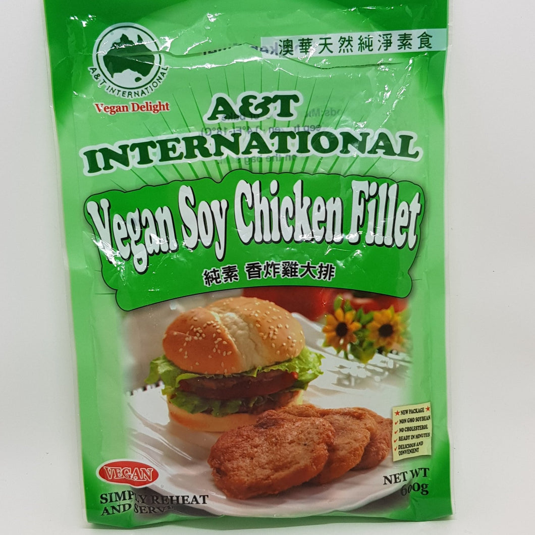 A&T - Vegan Soy Chicken Fillet (Crumbed) - 600g