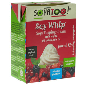 Soy Whip Topping Cream. The Plant Pantry is a Supplier and Distributor of Vegan and Plant Based Food to Sydney Cafes and Restaurants. 